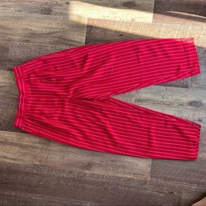 Babaton Aritzia pinstripe trousers